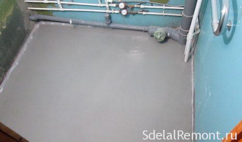 floor leveling under tiles